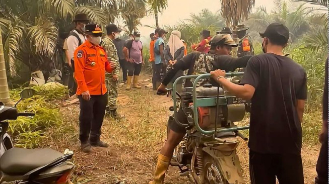 Angin Kencang dan Minimnya Pasokan Air Kendala Utama Pemadaman Karhutla di Kumpeh